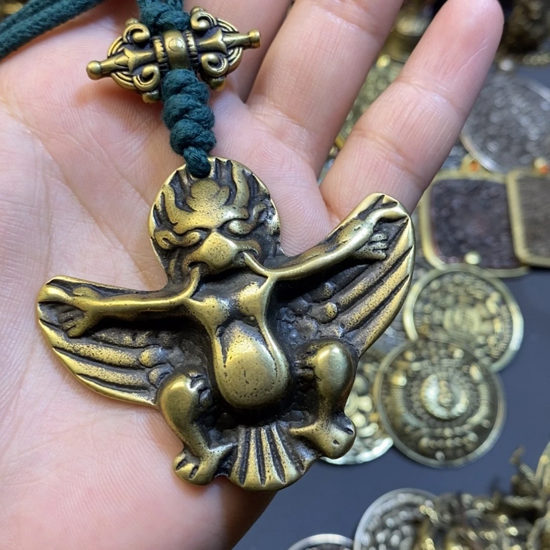 藏式大鹏鸟搭配挂件