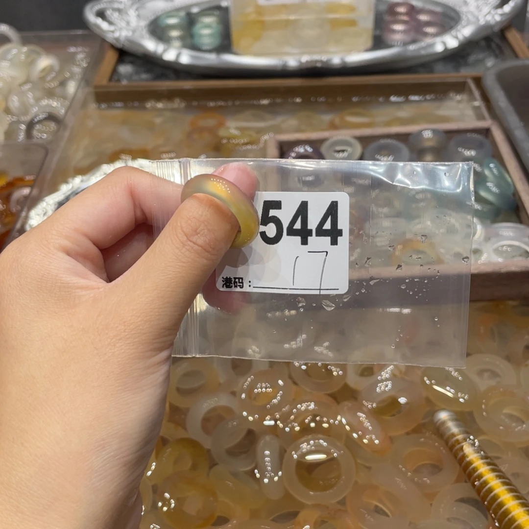 玛瑙/玉髓未镶嵌戒指544