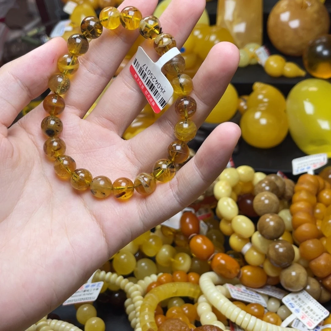 琥珀未镶嵌珠宝奇石