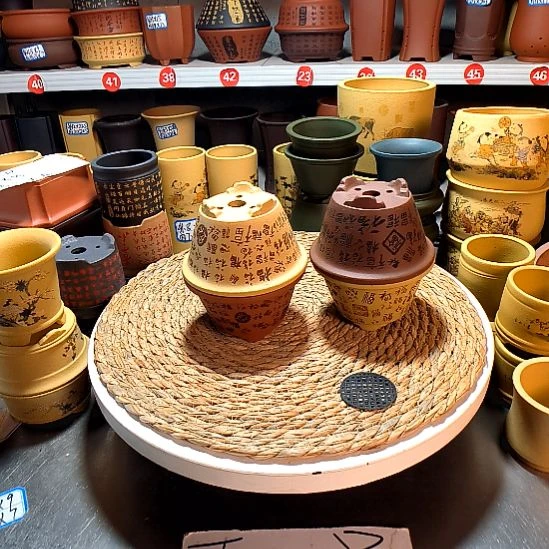 宜兴紫砂紫砂花盆