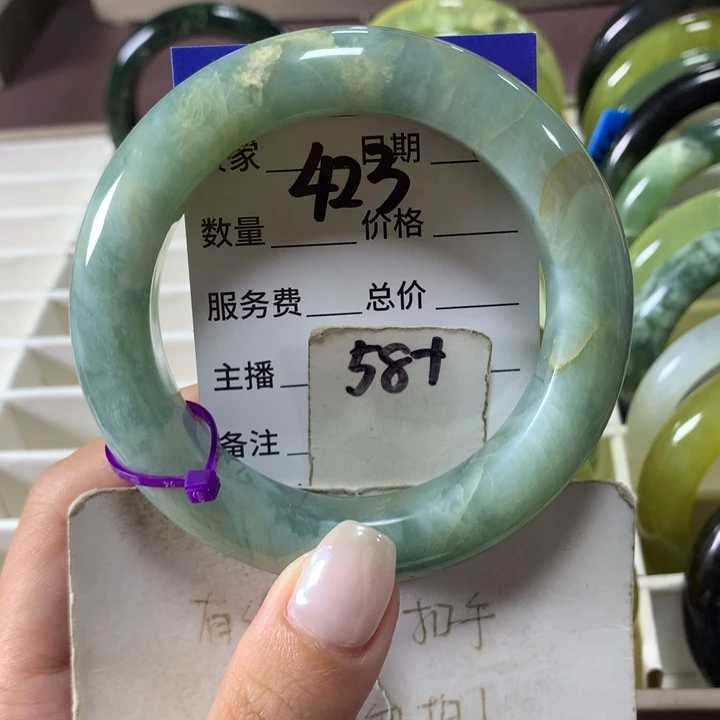 未镶嵌蛇纹石玉手镯423