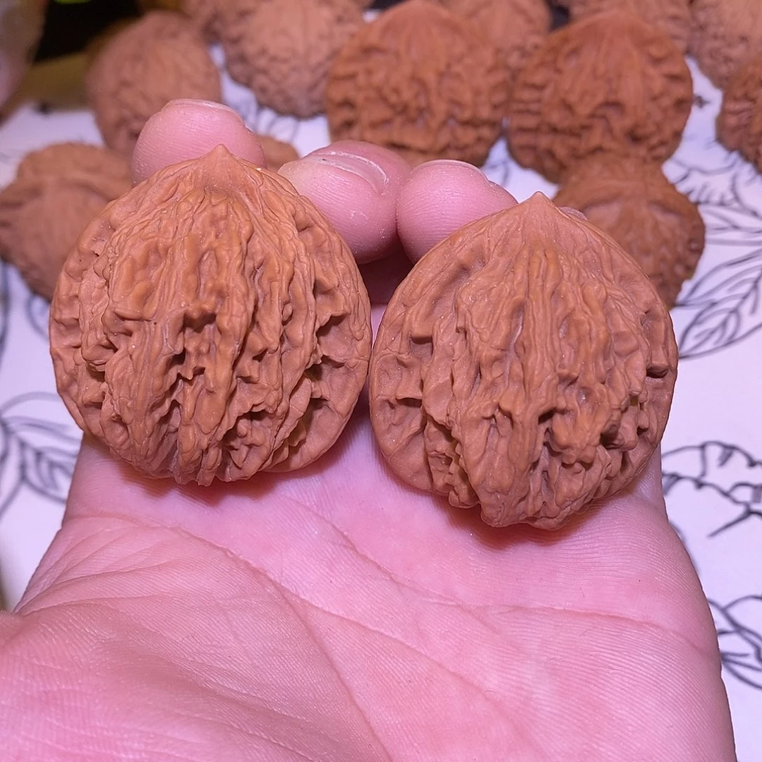 吊坠桃核41尺全品精对麦穗虎头