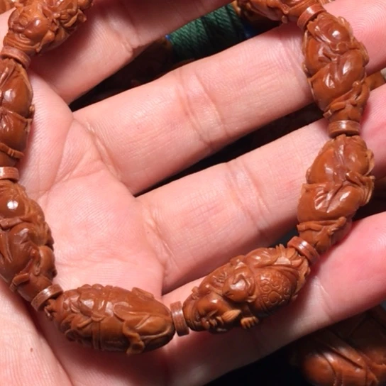 沉****香榧木八小财神老苏工刀子活