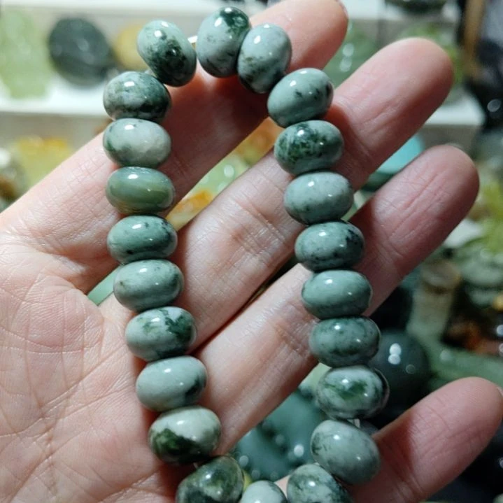 岫玉手串款式未镶嵌