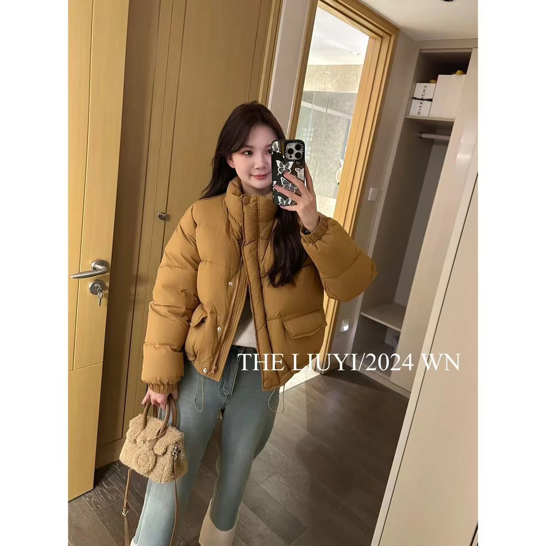 【LIUYI】小南瓜~新90白鸭绒短款羽绒服外套410261