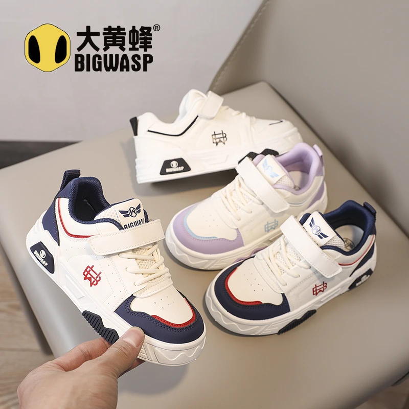 大黄蜂2025防滑耐磨百搭韩版潮流校园男女童儿童秋季新款低帮板鞋