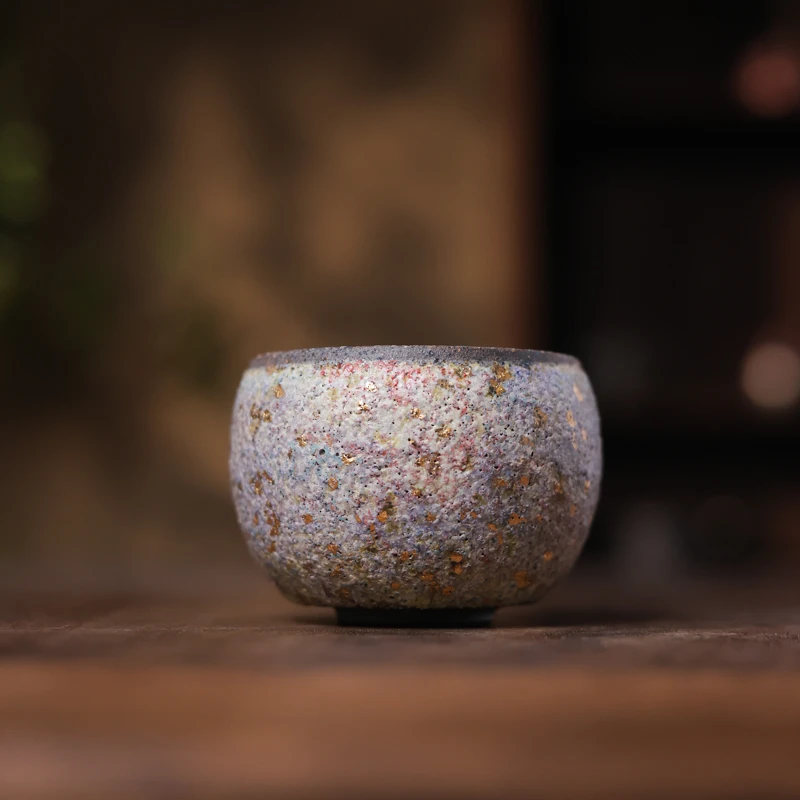 【小田甄陶】七彩-高越-龙蛋杯-110ml（高越S0599）