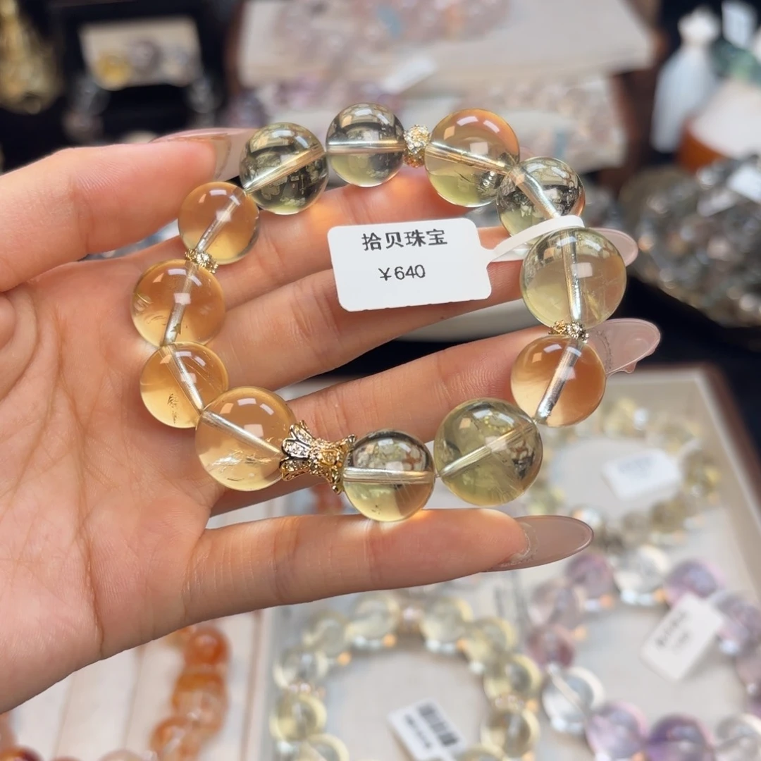 水晶手链未镶嵌水晶鱼