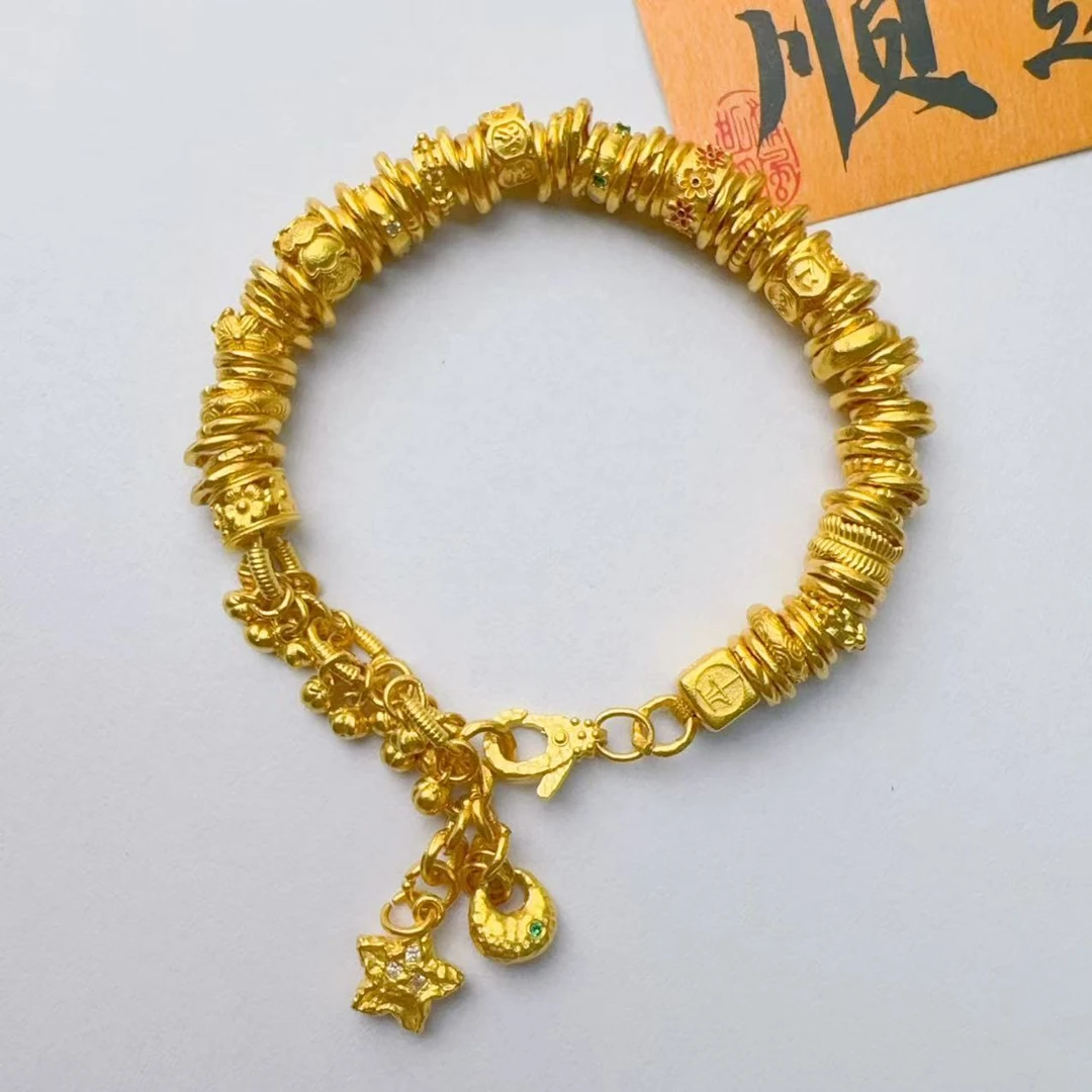 足金999 投资金 硕果累累小胖坨提溜手链 53.81 16.5cm yd