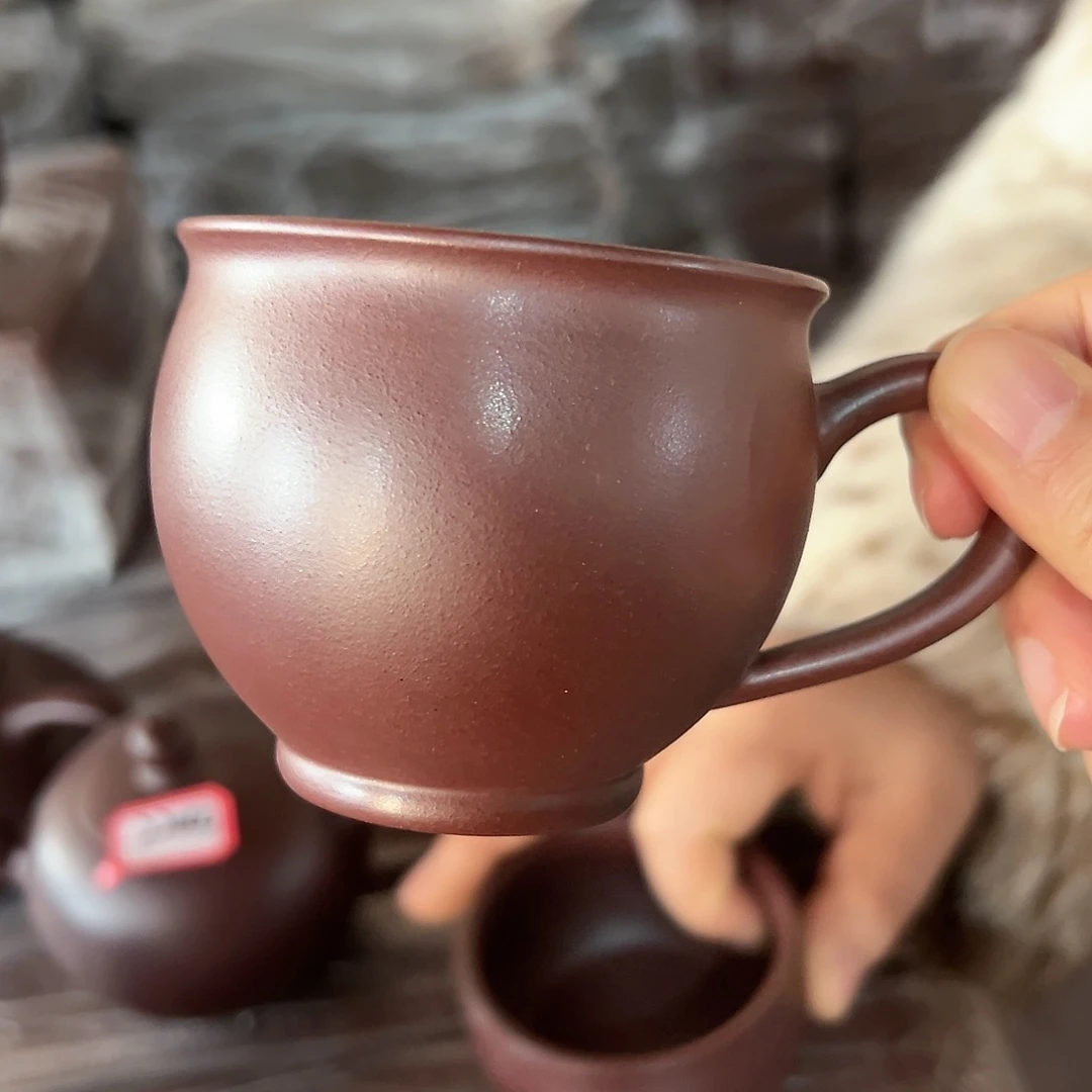 紫砂茶壶黄龙山原矿紫砂龙血砂
