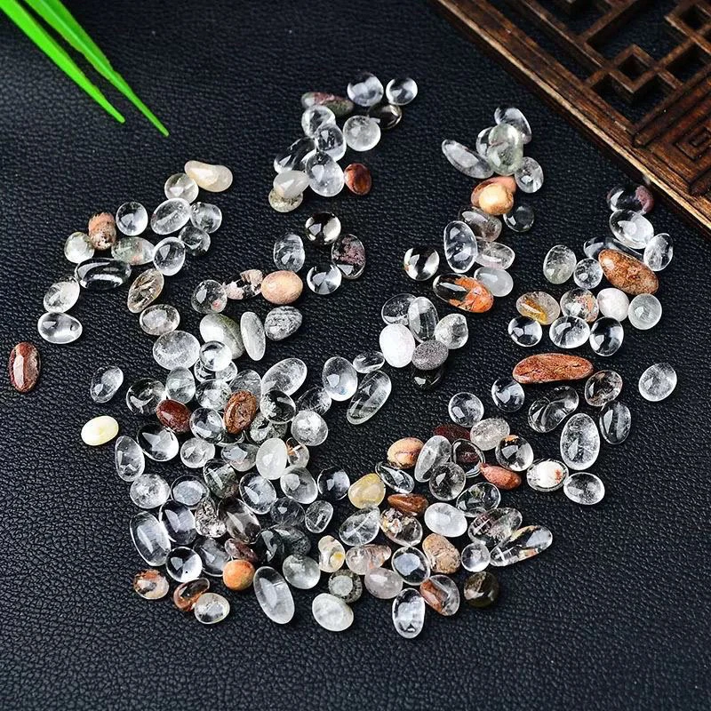 绿幽灵碎石水晶鱼缸装饰花盆铺底造景实用摆件