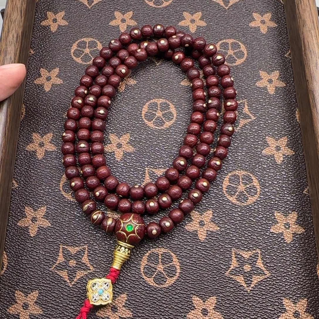 凤眼菩提吊坠凤眼金钉108脖挂7.5