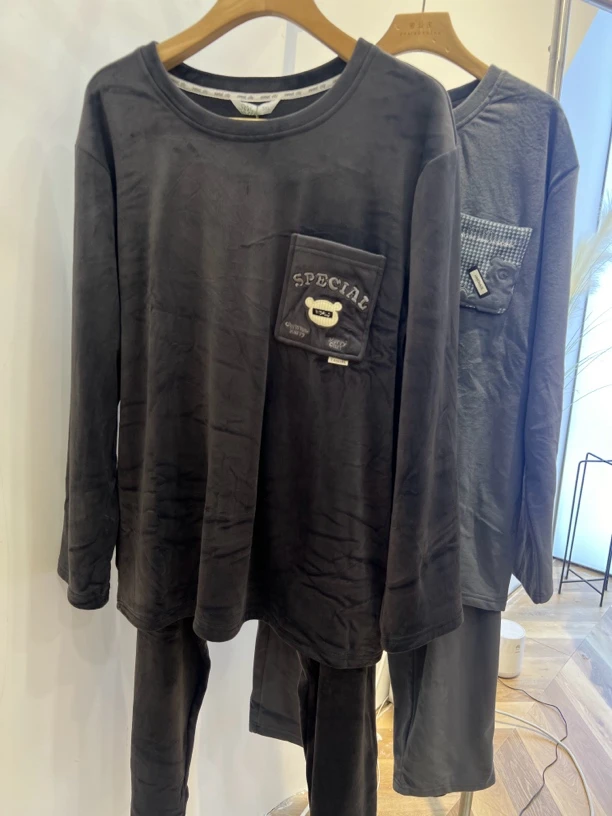 男士海岛绒套头家居服套装23839-12173/奥维