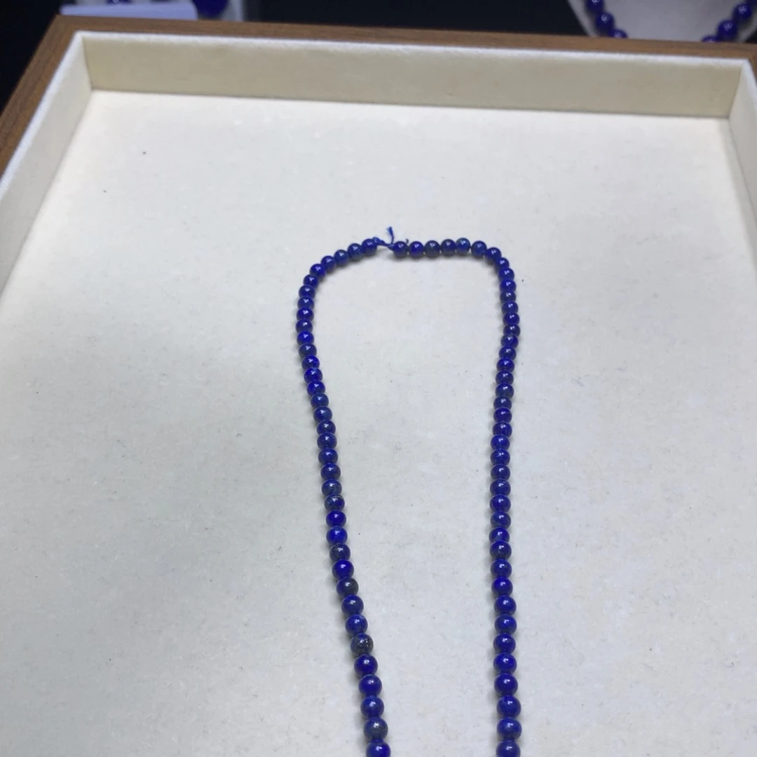 青金石未镶嵌长链40cm4.8+