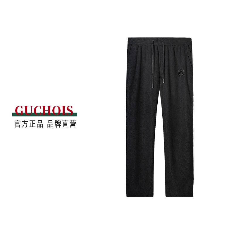 GUCHOIS季新款巴黎绒休闲长裤运动裤 GU132