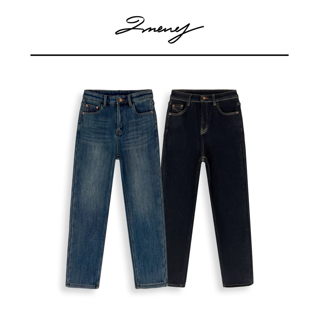 LMENY直腿魔力烟管裤~高弹显瘦阔腿加厚绒烟管裤24DK036