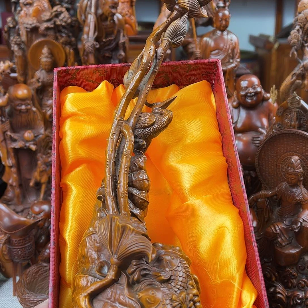 黄杨木黄杨木雕刻高度29厘米