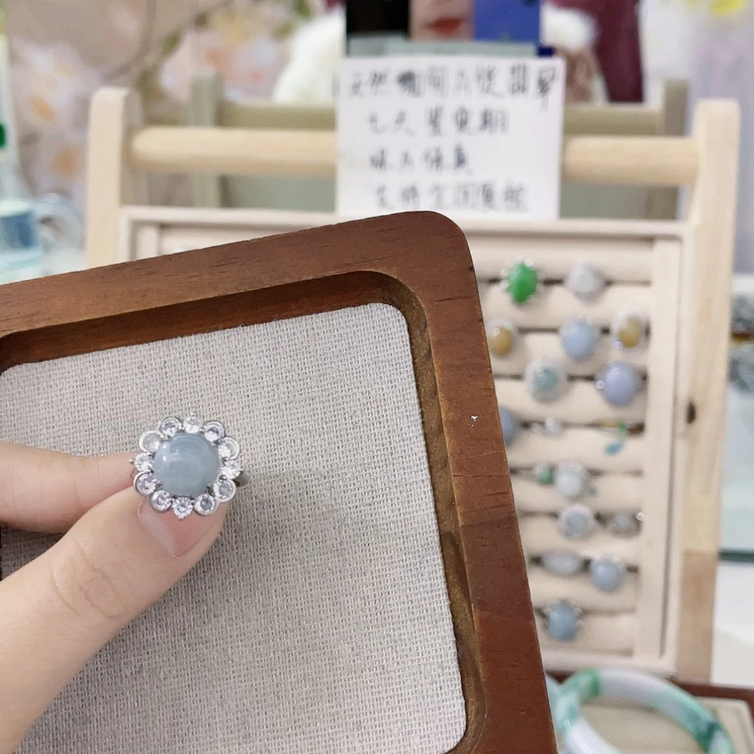 颈饰未镶嵌翡翠天然翡翠Ａ货