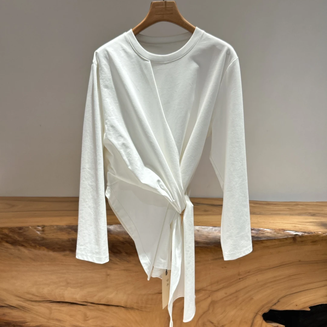 【深圳南油高货】轻奢气质简约设计感长袖上衣  YC72FT5873