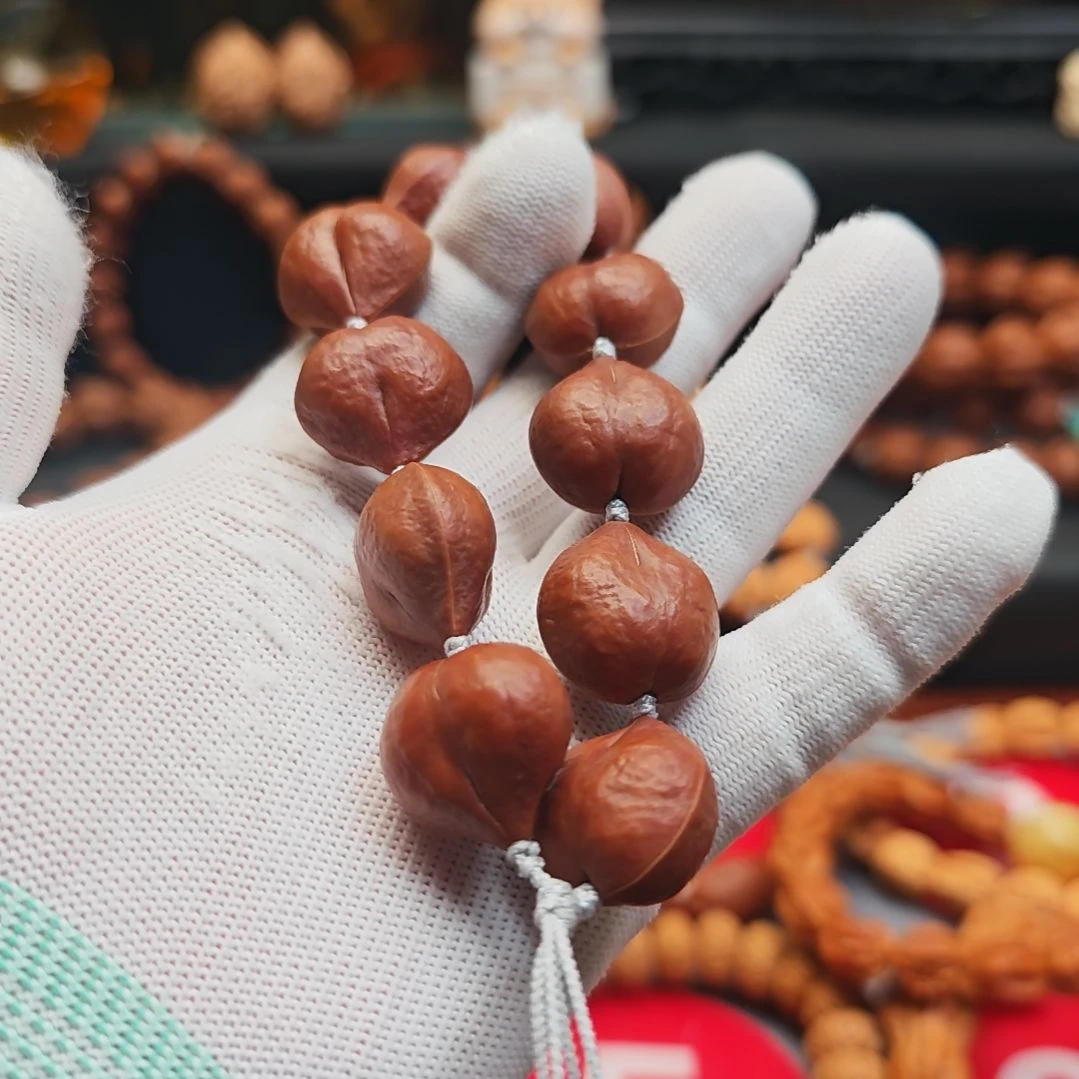 手串文玩核桃姬宝核桃手串屁桃手持