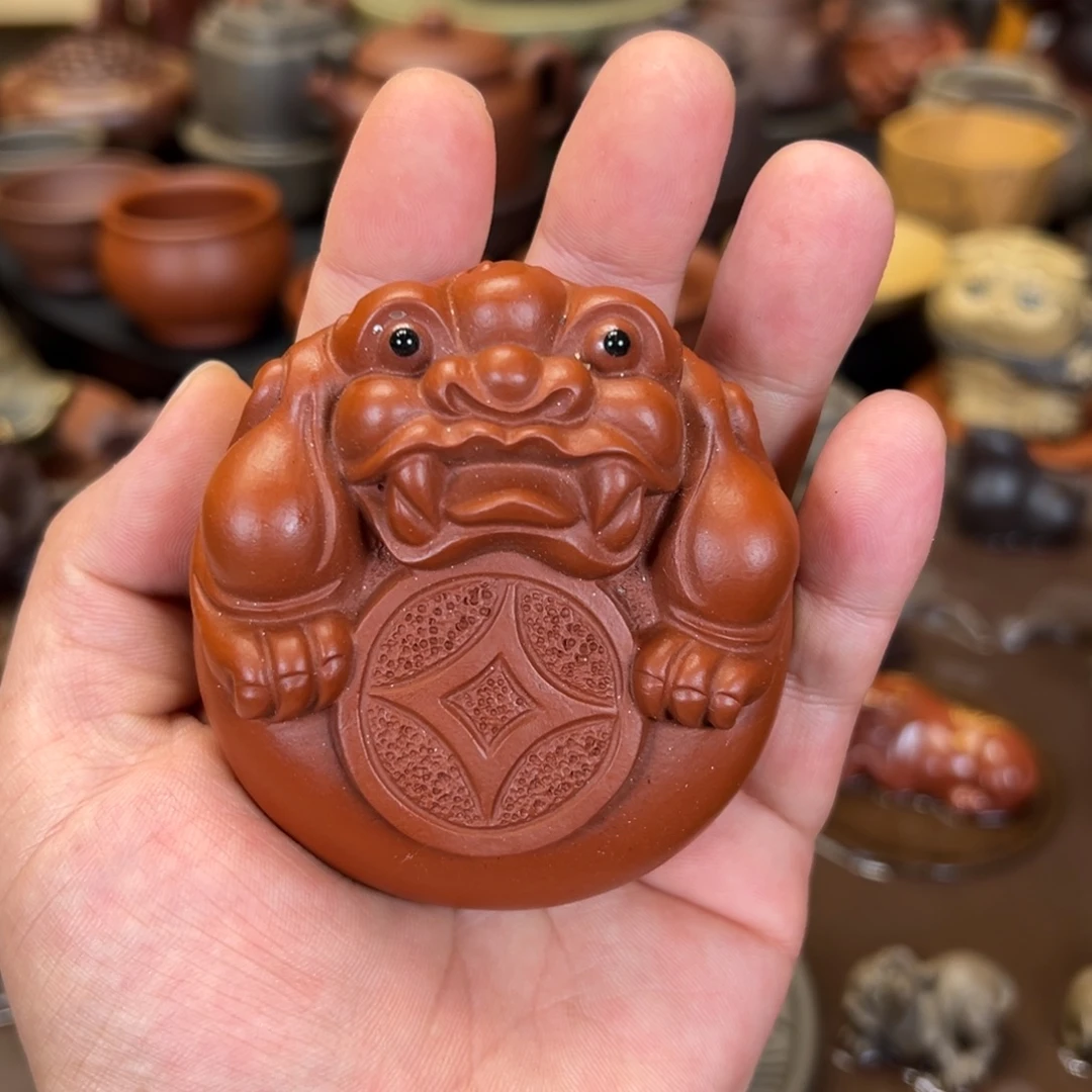 茶宠紫砂紫砂茶宠 微瑕