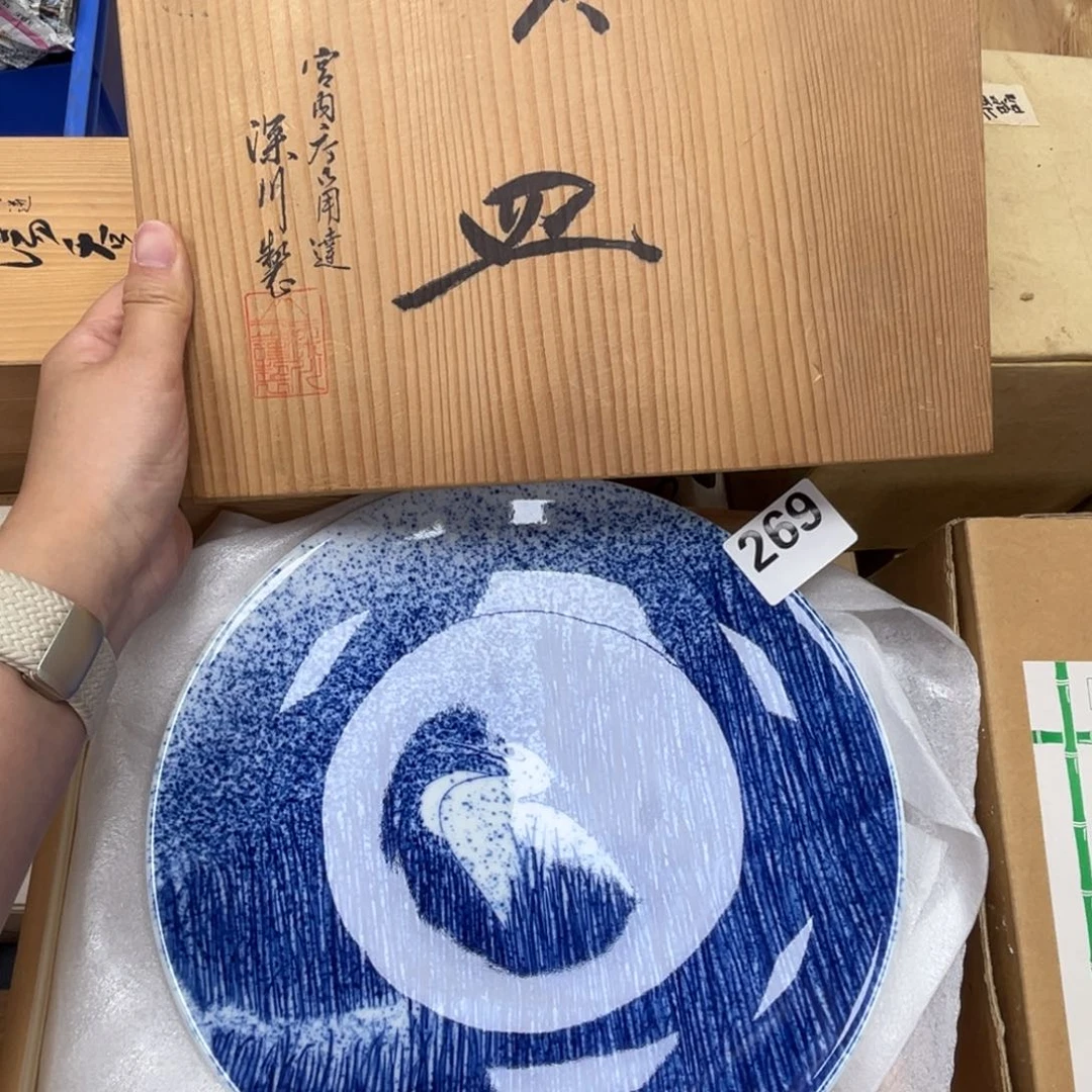 瓷片呀工艺品摆件瓷器摆件正能量