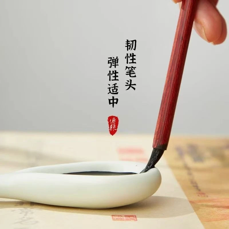 狼毫小楷毛笔书法国画蝇头小楷抄经勾线专用小号高档正品古风湖笔