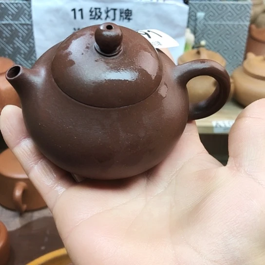 紫砂茶壶紫泥文但170豪升左右