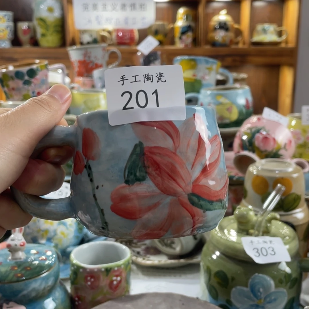 景德镇手工陶瓷杯201