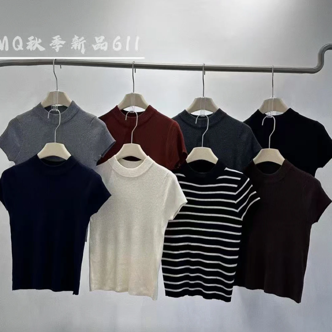 【云云精选】611 秋季新款半高领修身上衣
