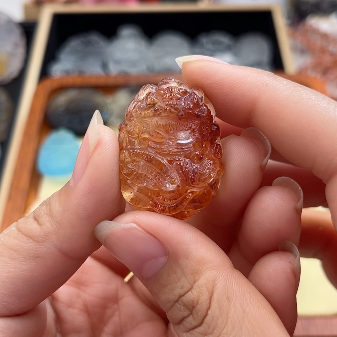 水晶颈饰未镶嵌权*.胶花九尾33