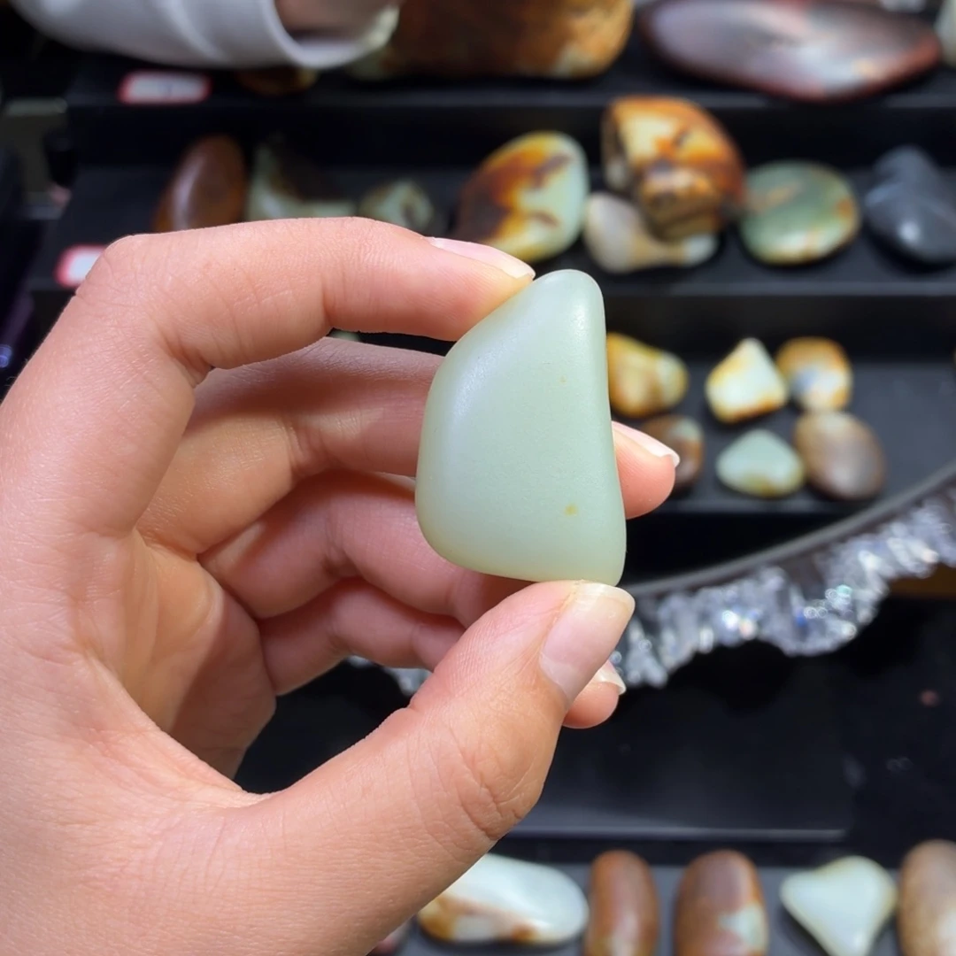 和田玉未镶嵌挂件30