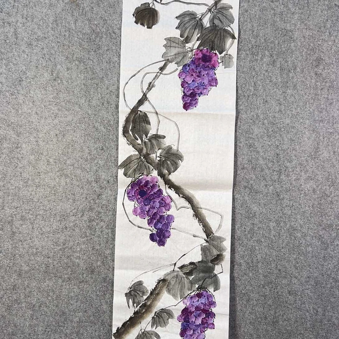 国画541 花鸟在此鸣叫的声响声