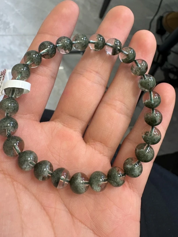 自然水晶严选。天然绿幽灵聚宝盆