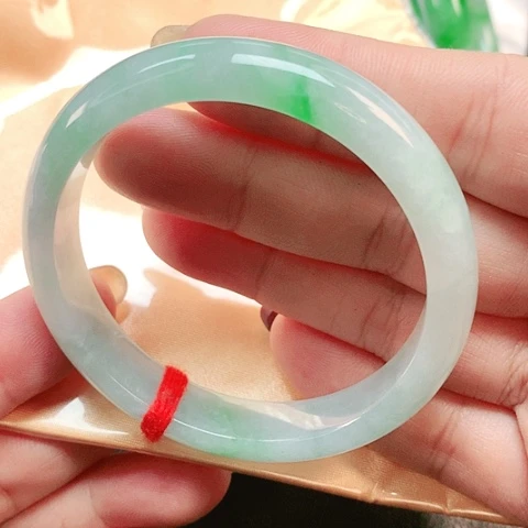 未镶嵌手镯翡翠正圈0107