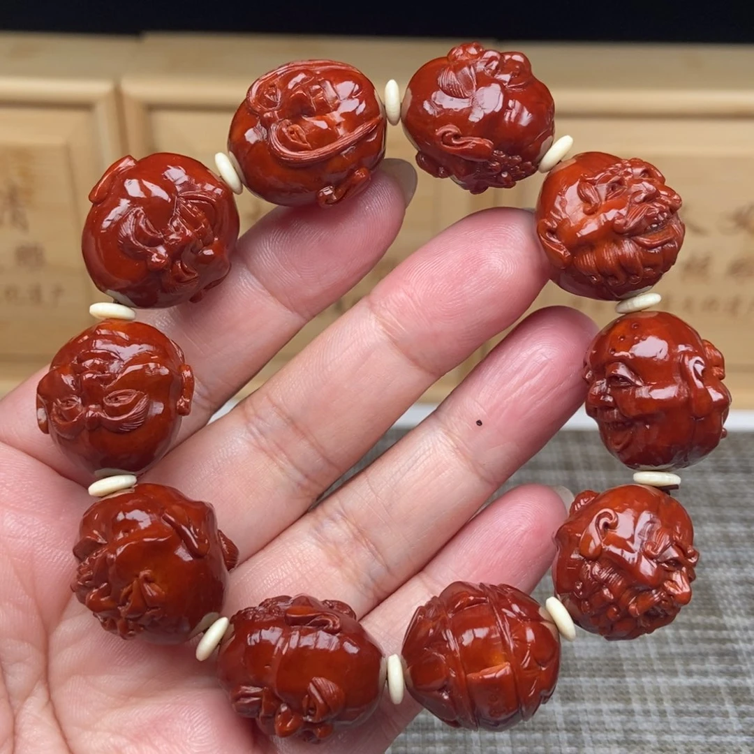 橄榄核吊坠十八罗汉