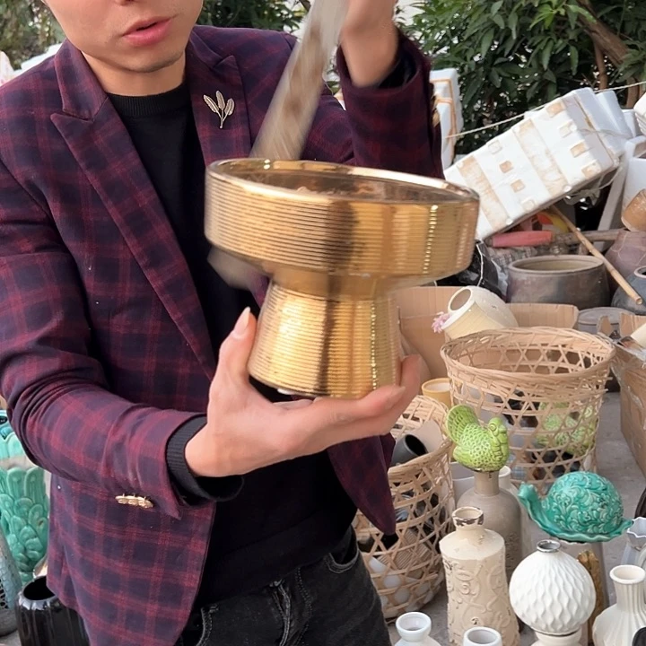 瓶高度15厘米口径16厘米微瑕捡漏