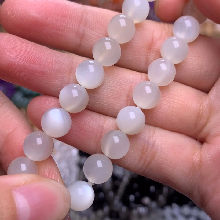 未镶嵌手串水晶8.0白月光