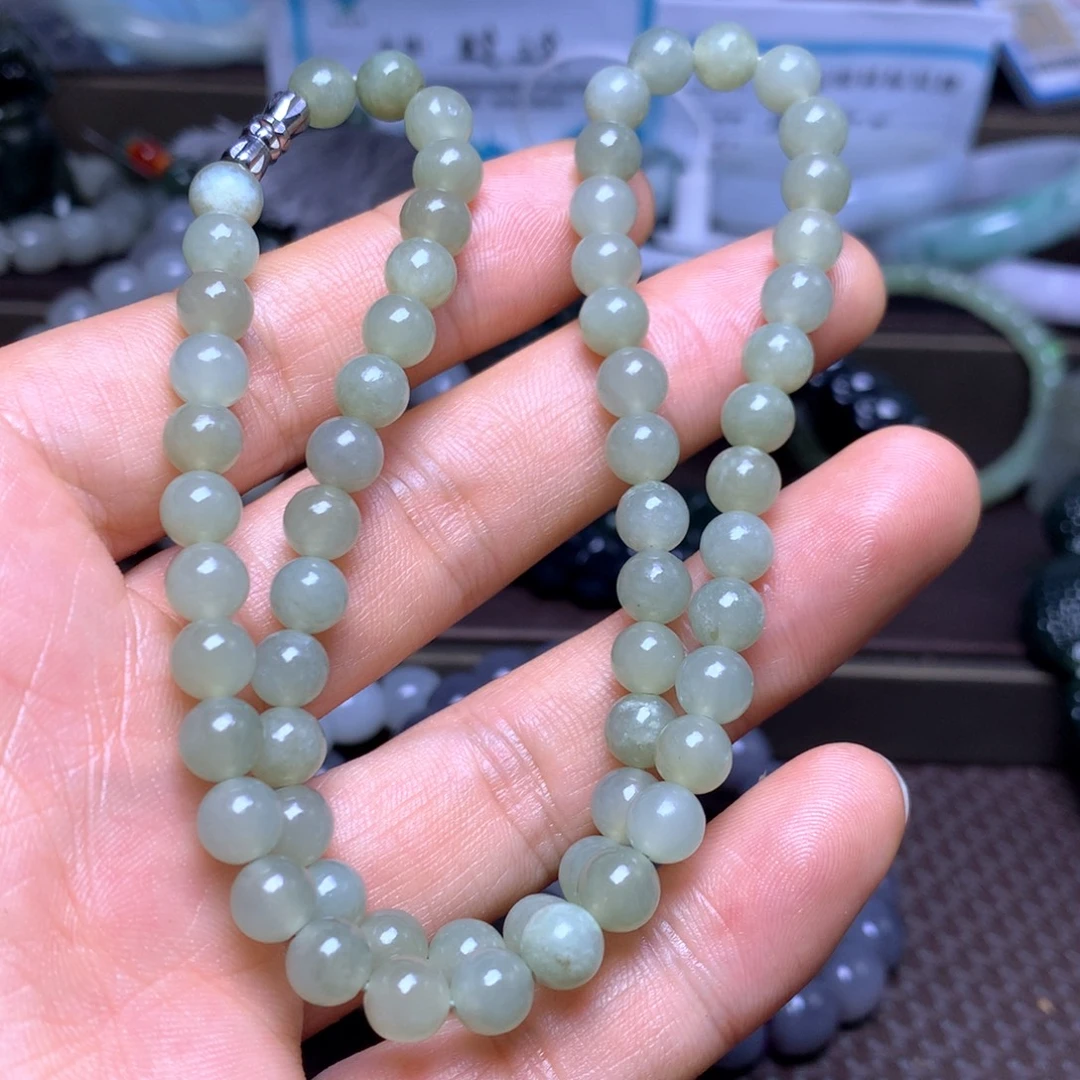 和田玉未镶嵌手串