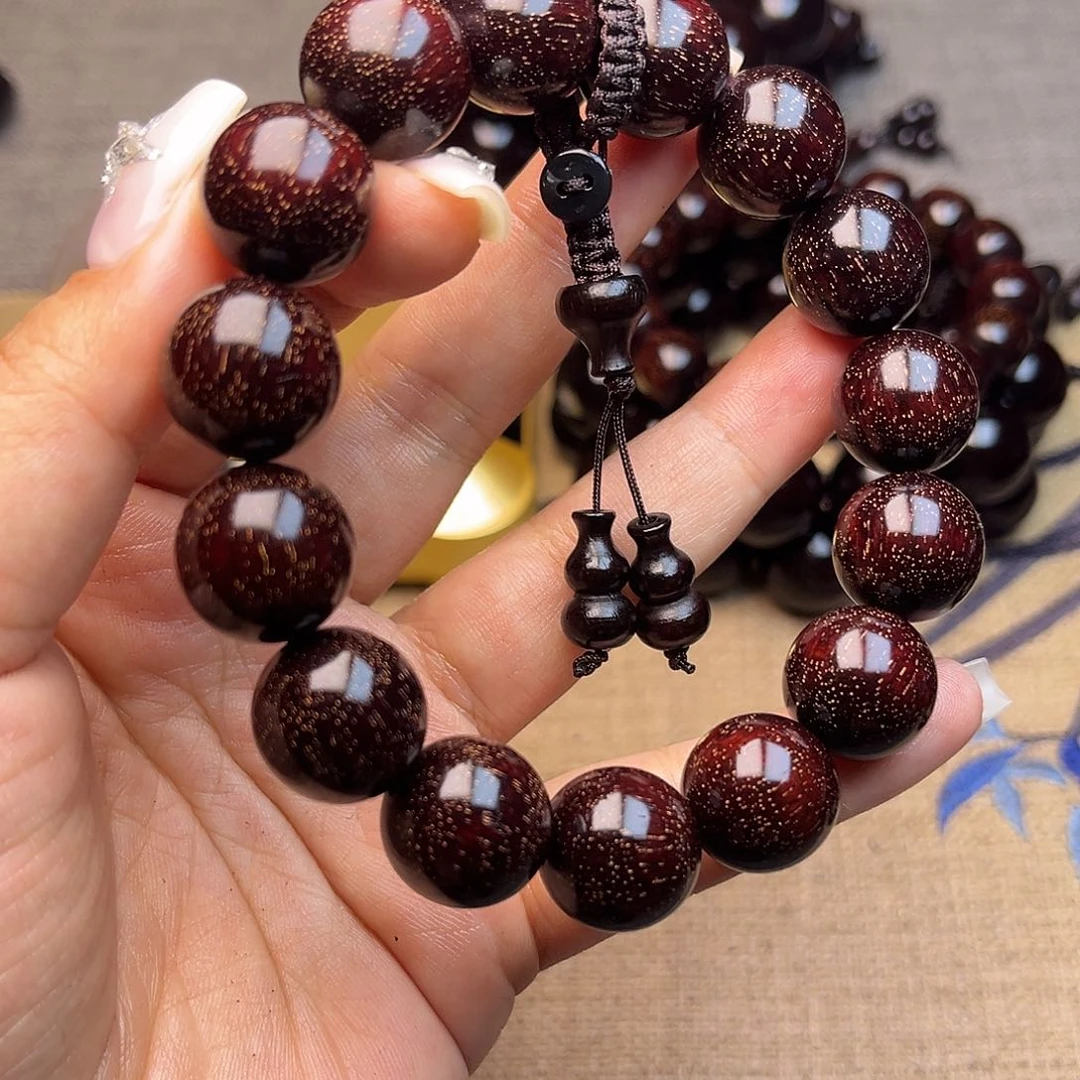 檀香紫檀（小叶紫檀）沫**选1.5 15颗满星