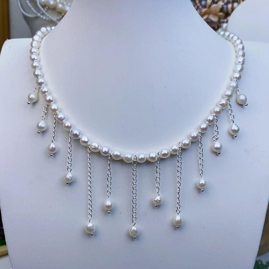 淡水珍珠颈饰未镶嵌