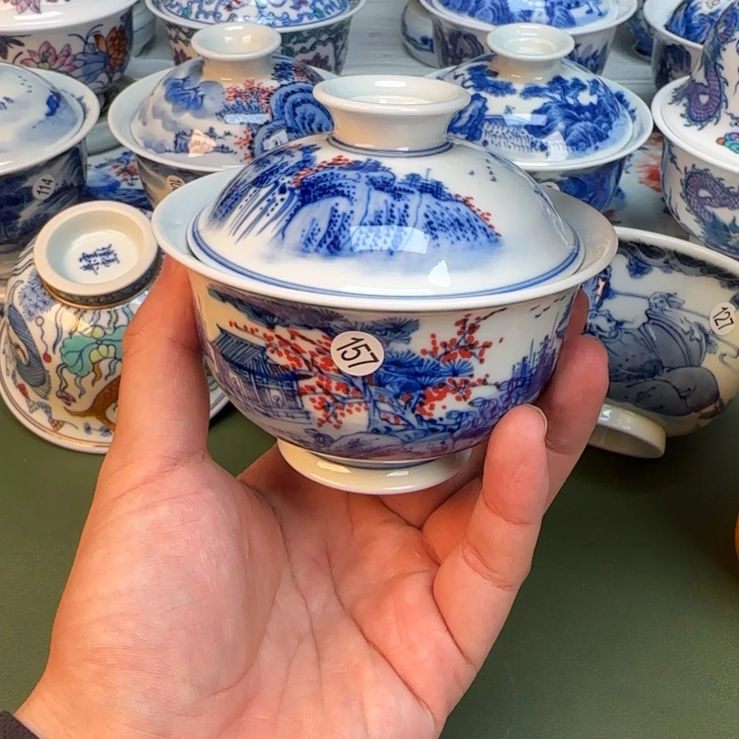 彦祖纯手工手绘茶具157