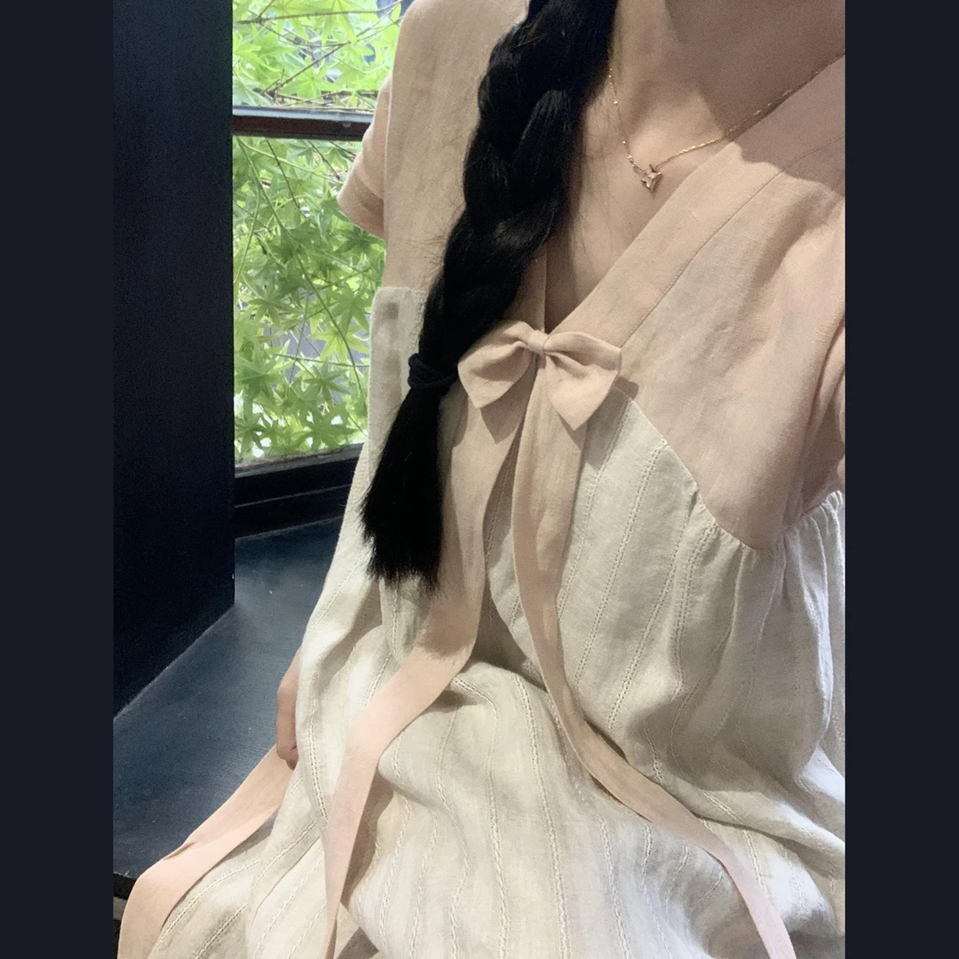 法式海边度假白色高级感连衣裙子女装夏季新款高级感气质无袖长裙