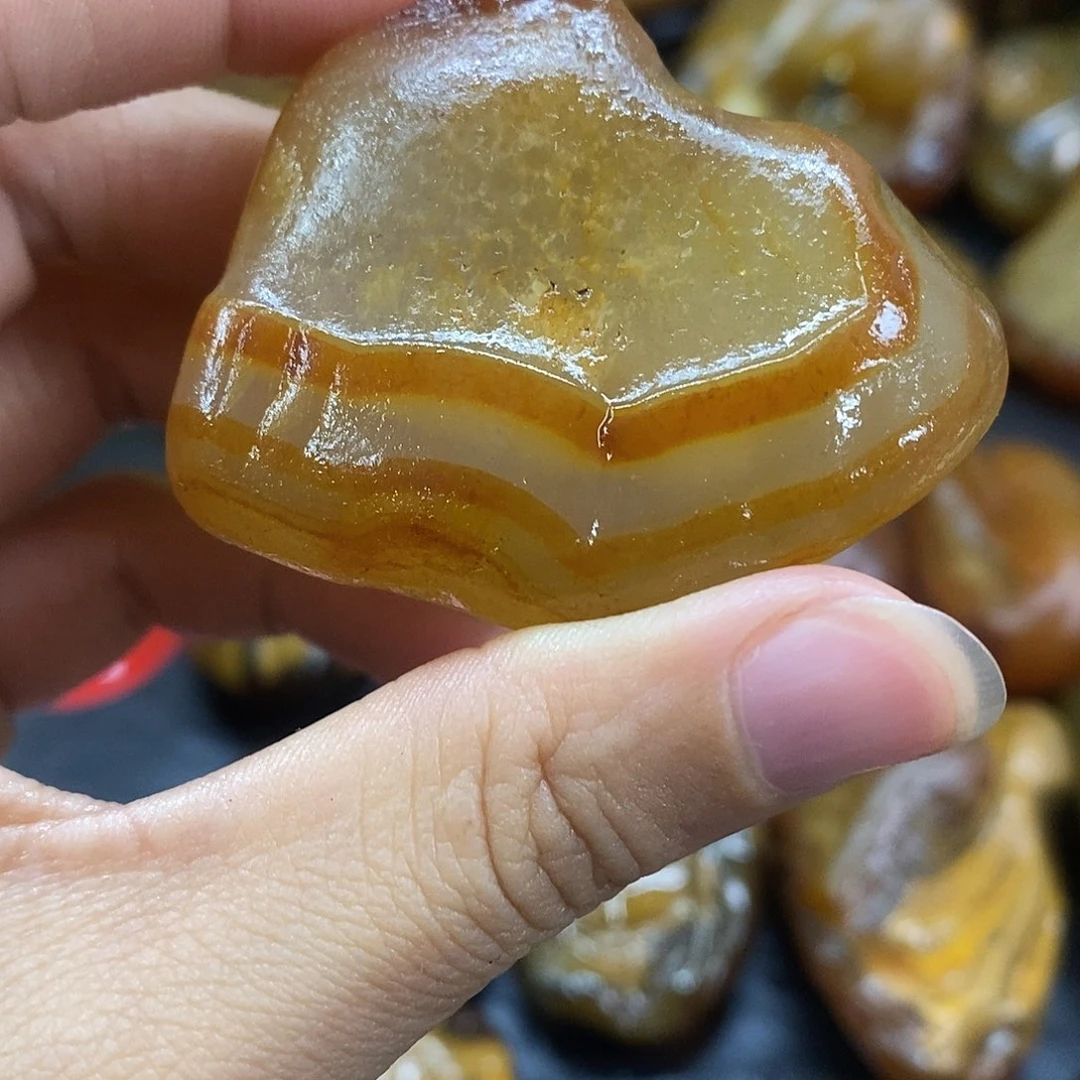 玛瑙/玉髓未镶嵌手把件