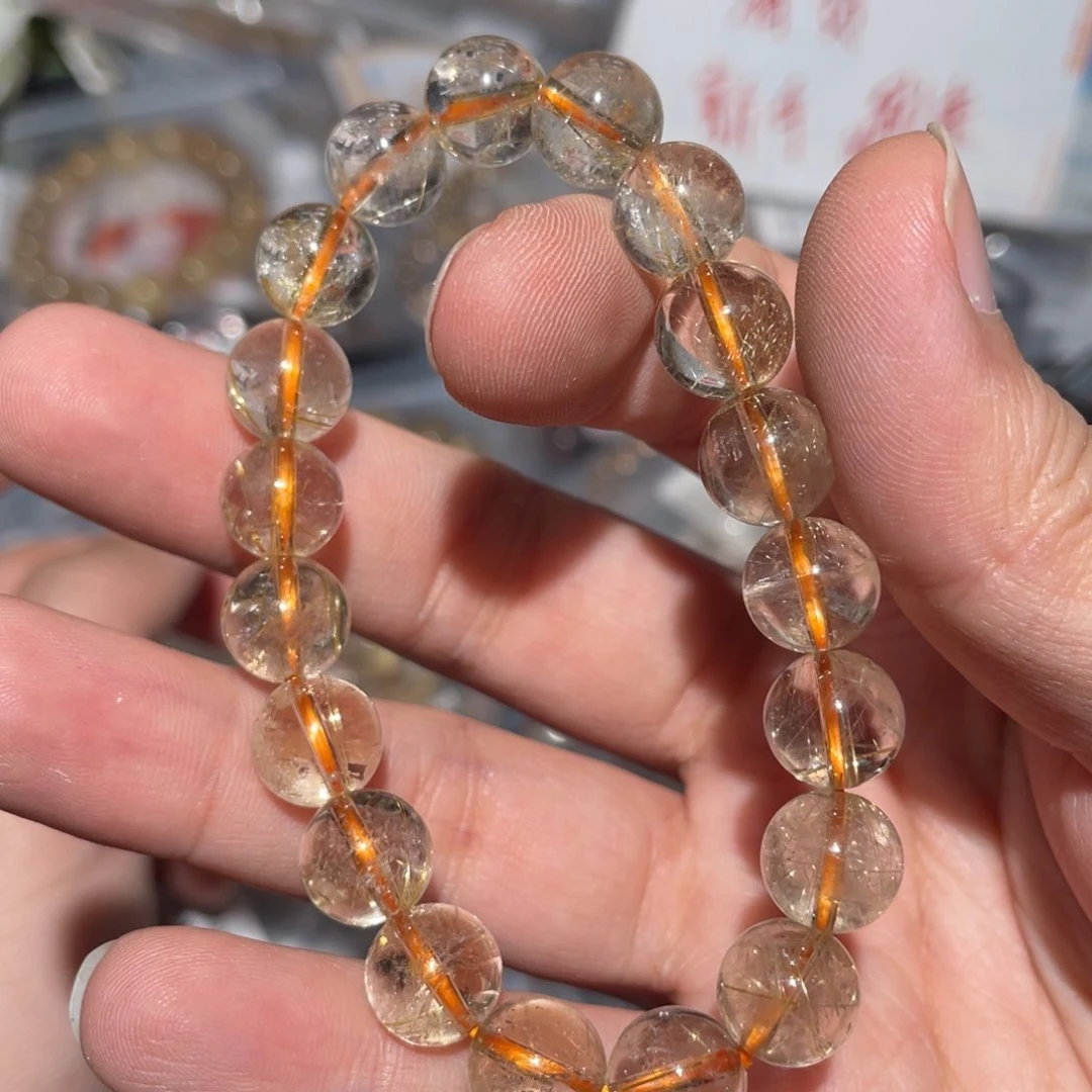 水晶手链未镶嵌我****由手链