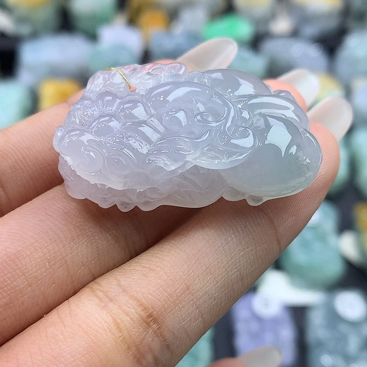 翡翠未镶嵌颈饰天然缅甸翡翠