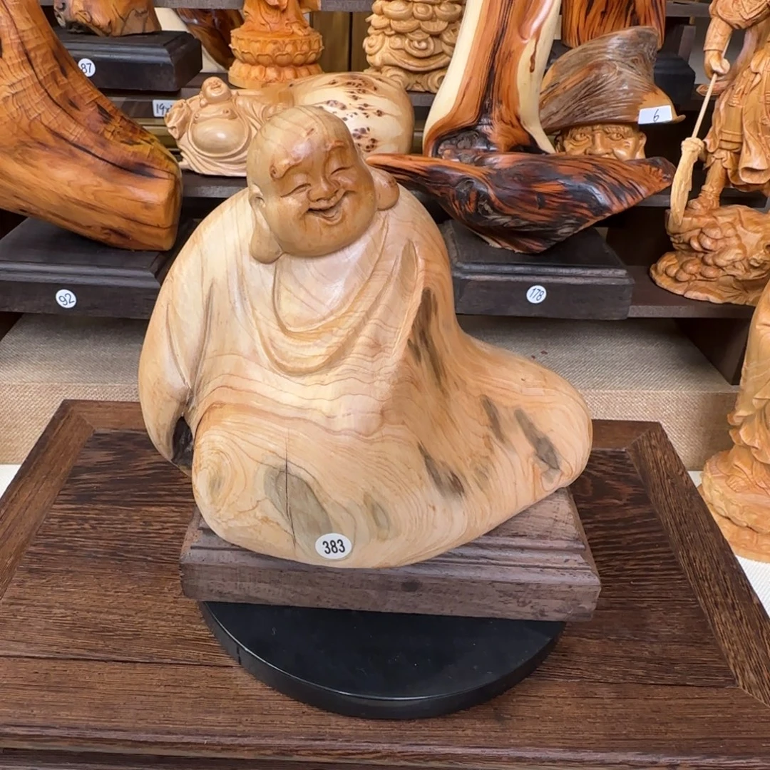 崖柏小木匠艺雕一物一拍