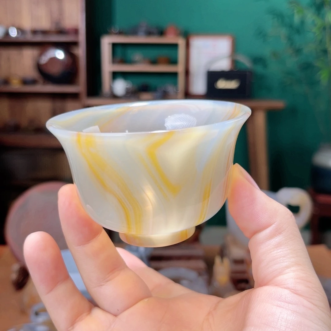 骑***龙未镶嵌茶器玛瑙/玉髓