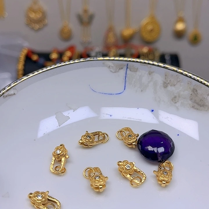 紫晶颈饰银S925镶嵌紫晶925镶嵌83