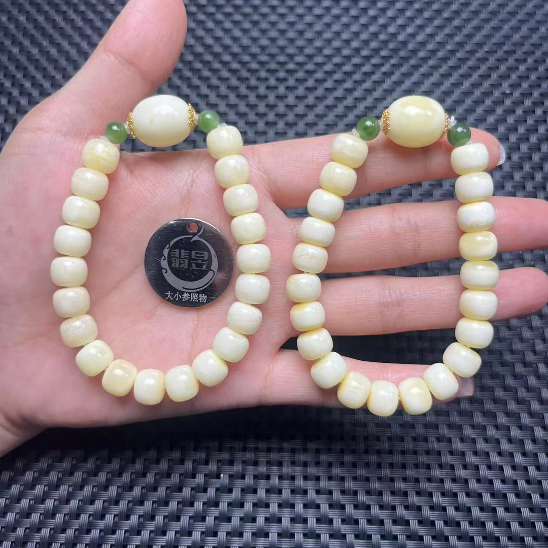 翡昱-SH29-17243-蜜蜡手串/约9+/约18颗/-多样性发其一-C